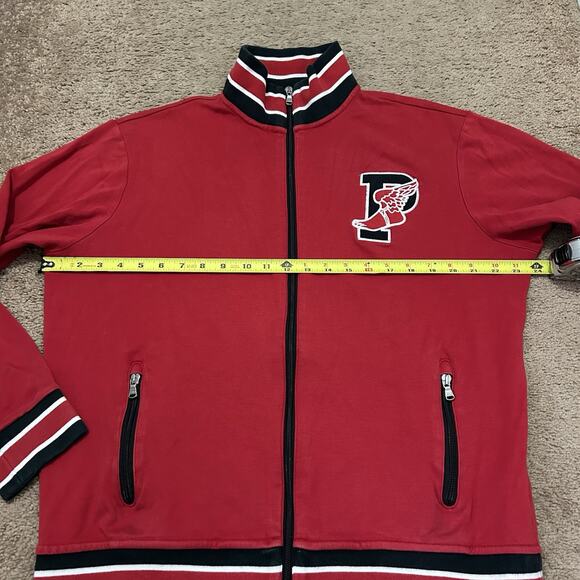 Polo Ralph Lauren Mens Jacket Size Large Stadium P-Wing Red Fading - Picture 4 of 8